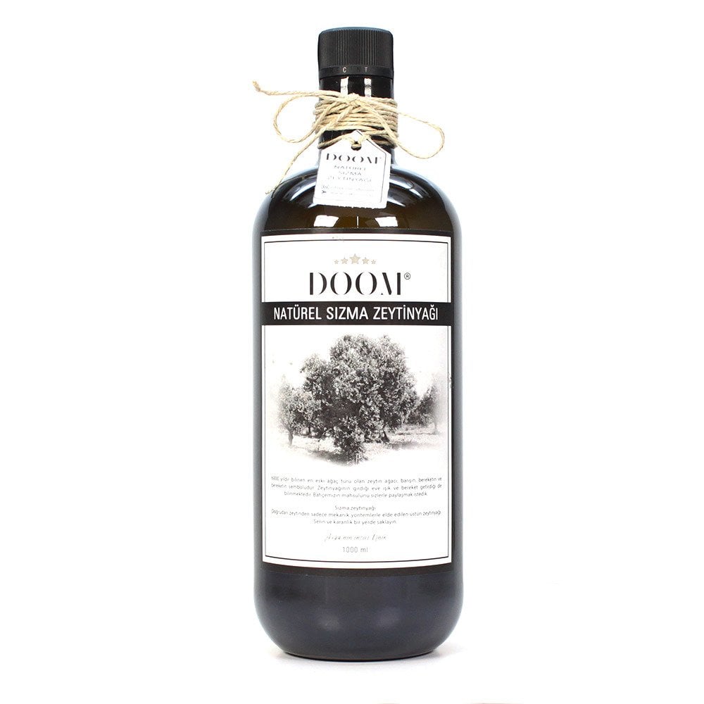 Doom 1 Litre Soğuk Sıkım Zeytinyağı