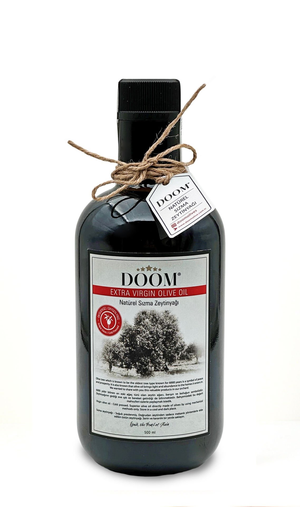 Doom  Polyphonel 500 ml Oksijensiz Sıkım Zeytinyağı